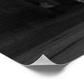 Canal Street Trolley (B&W) Poster (Ecke)