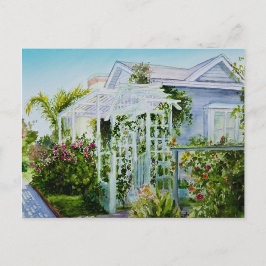 Canal Trellis Postkarte (Vorderseite)