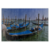 Canal-Wasser mit Gondelbooten Schneidebrett (Vorderseite)