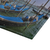 Canal-Wasser mit Gondelbooten Schneidebrett (Ecke)