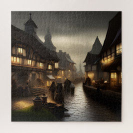 Canal Zone Nachtzeit Puzzle