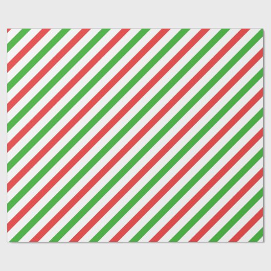 Canale Granate - rotes und grünes Umhüllungspapier Geschenkpapier (Flach)