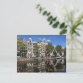 Canale Grande Amsterdam Postkarte (Stehend Vorderseite)