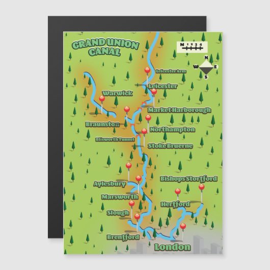 Canale Grande Gewerkschaft Karte (Vorne/Hinten)