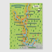 Canale Grande Gewerkschaft Karte (Vorderseite)