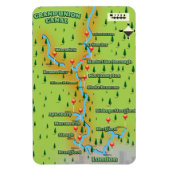 Canale Grande Gewerkschaft Karte Magnet (Vertikal)