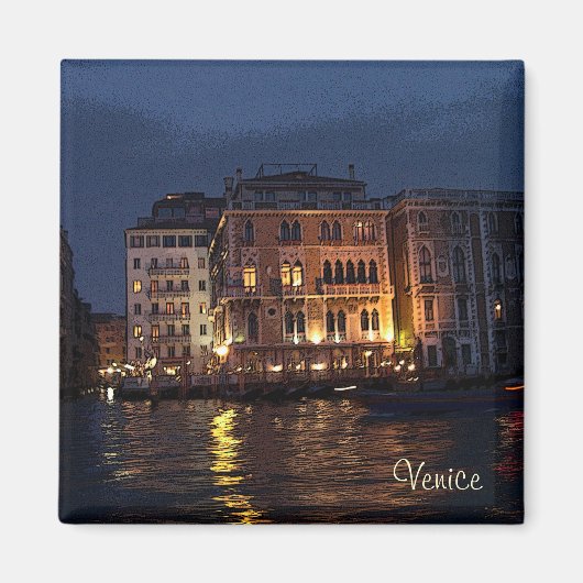 Canale Grande in Venedig Magnet (Vorne)