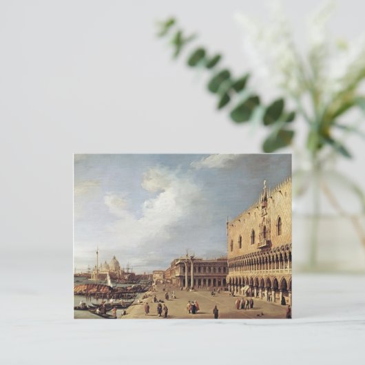 Canaletto - Aussicht auf den Ducal Palace Postkarte (Stehend Vorderseite)