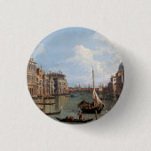Canaletto Blick auf den Canal Grande Button (Vorderseite)