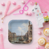 Canaletto Blick auf den Canal Grande Pappteller (Party)