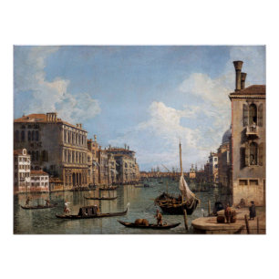 Canaletto Blick auf den Canal Grande Poster