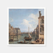 Canaletto Blick auf den Canal Grande Serviette (Vorderseite)