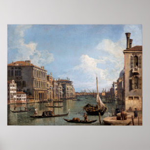 Canaletto Blick auf den Grand Canal Poster