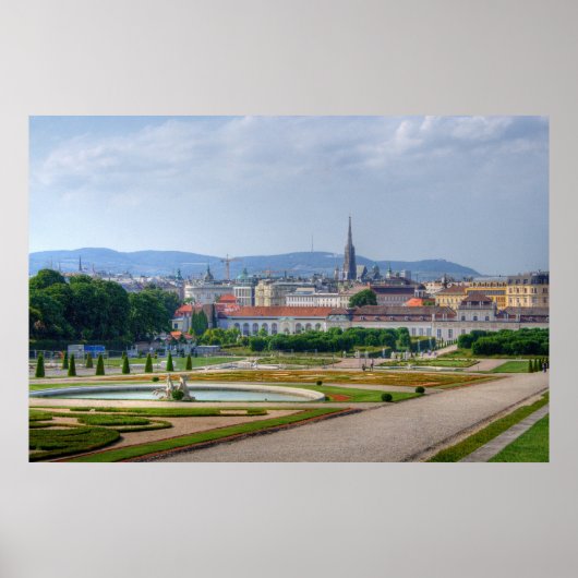 Canaletto-Blick über Wien, Österreich Poster (Vorne)