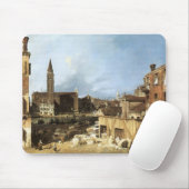 Canaletto, das Yard des Steinmetzes Mousepad (Mit Mouse)
