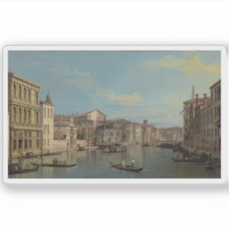 Canaletto - Der Canal Grande in Venedig Aufkleber
