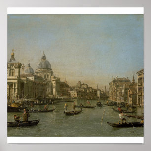 Canaletto - Der Eingang zum Canal Grande Venedig Poster