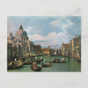 Canaletto,Der Große Kanal (1730) Postkarte