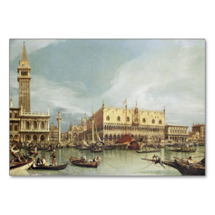 Canaletto - Der Molo, Venedig Tischnummer