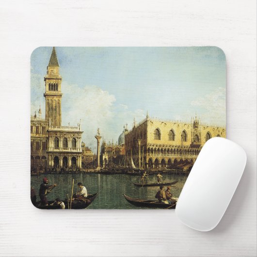 Canaletto der Pier Mousepad (Mit Mouse)