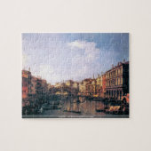 Canaletto - die Rialto Brücke vom Süden Puzzle (Horizontal)