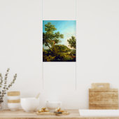 Canaletto Englische Landschaft Capriccio Poster (Küche)