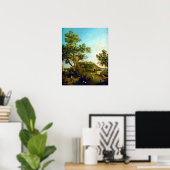 Canaletto Englische Landschaft Capriccio Poster (Heimbüro)