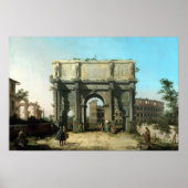 Canaletto Italienische Sicht auf den Constantiner Poster (Vorne)