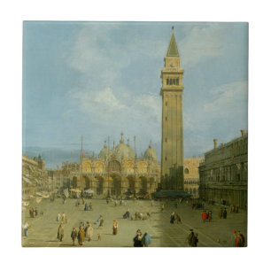 Canaletto   Marktplatz San Marco Fliese