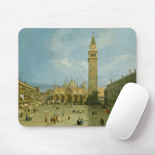 Canaletto | Marktplatz San Marco Mousepad (Mit Mouse)