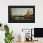 Canaletto painting - Venice, Grand Canal Poster (Heimbüro)
