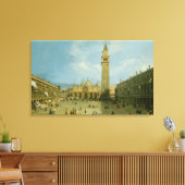 Canaletto | Piazza San Marco Leinwanddruck (Insitu (Wohnzimmer))