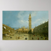 Canaletto | Piazza San Marco Poster (Vorne)