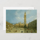 Canaletto | Piazza San Marco Postkarte (Vorne/Hinten)