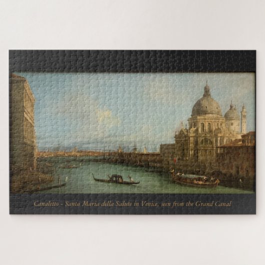 Canaletto - Venedig, Canal Grande - schwierig Puzzle (Horizontal)