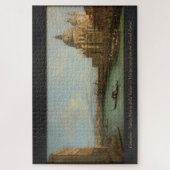 Canaletto - Venedig, Canal Grande - schwierig Puzzle (Vertikal)