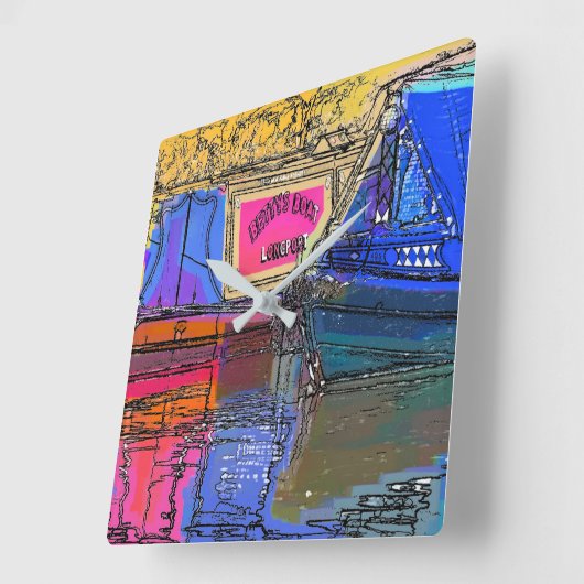 CANALS QUADRATISCHE WANDUHR (Winkel)