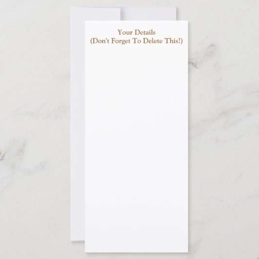 CANALS RACK CARDS (Rückseite)