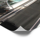 Canalside View, Dokkum, Niederlande Poster (Ecke)