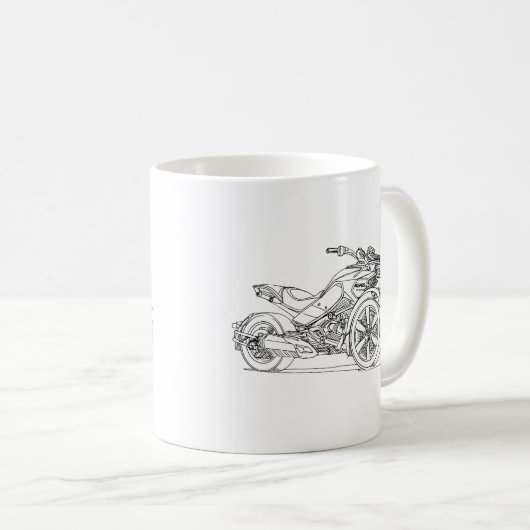 CanAm Spyder F3 2015 Kaffeetasse (VorderseiteRechts)