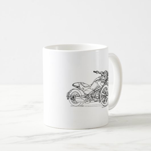 CanAm Spyder F3S 2017 Kaffeetasse (VorderseiteRechts)