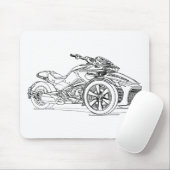 CanAm Spyder F3S 2017 Mousepad (Mit Mouse)