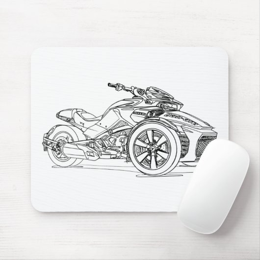 CanAm Spyder F3S 2017 Mousepad (Mit Mouse)