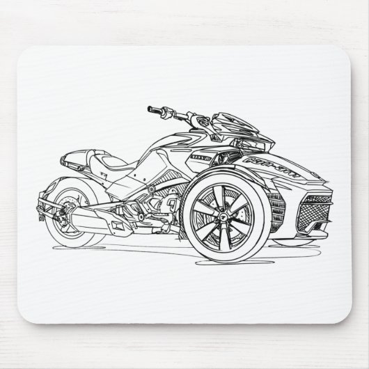 CanAm Spyder F3S 2017 Mousepad (Vorne)