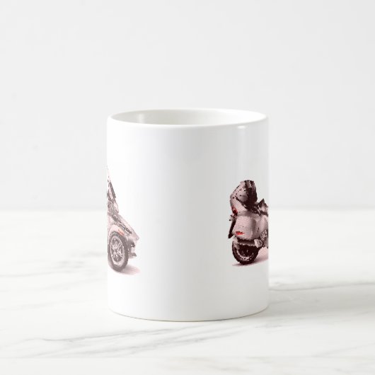 CanAm Spyder Funktelegrafie 2010 geknackt Kaffeetasse (Mittel)