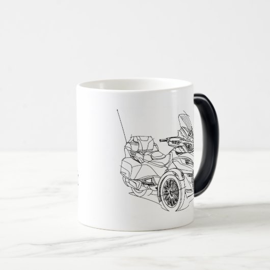 CanAm Spyder Funktelegrafie 2014 Verwandlungstasse (VorderseiteRechts)