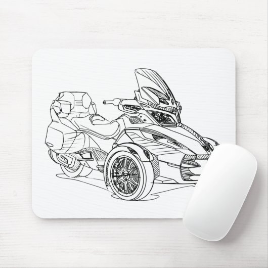 CanAm Spyder RT 2013 Mousepad (Mit Mouse)