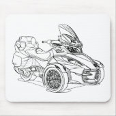 CanAm Spyder RT 2013 Mousepad (Vorne)