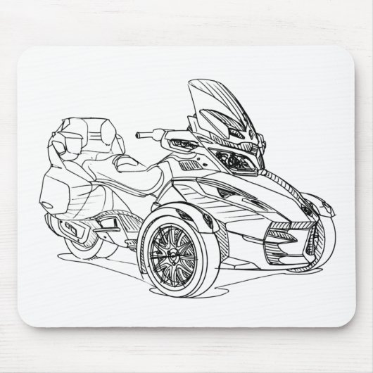 CanAm Spyder RT 2013 Mousepad (Vorne)