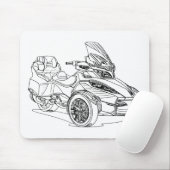 CanAm Spyder RTS 2013 Mousepad (Mit Mouse)